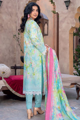 Rut Rang By Riaz Arts Unstitched 3 Piece Digital Print Emb Suit-D-07