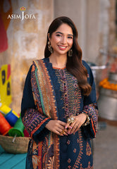 Asim Jofa Aira Summer Prints Ajar-36 Embroidered Lawn 3 Pcs