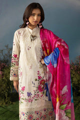 Butterfly By Riaz Arts Unstitched 3 Piece Emb Lawn Suit-D-07
