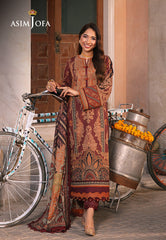 Asim Jofa Aira Summer Prints Ajar-24 Printed Lawn 3 Pcs