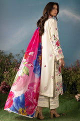 Butterfly By Riaz Arts Unstitched 3 Piece Emb Lawn Suit-D-07