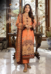 Asim Jofa Aira & Asra Winter Shawl Collection Ajiw-09 Printed Khaddar 3 Pcs