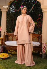 Asim Jofa Essential Pret Drop 8 Ajpb-165 Embroidered Raw Silk 2Pc
