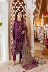 Zircon Vol 10 By Zebtan Unstitched 3 Piece Luxury Formals Collection'2026-AFREEN ZQ-08