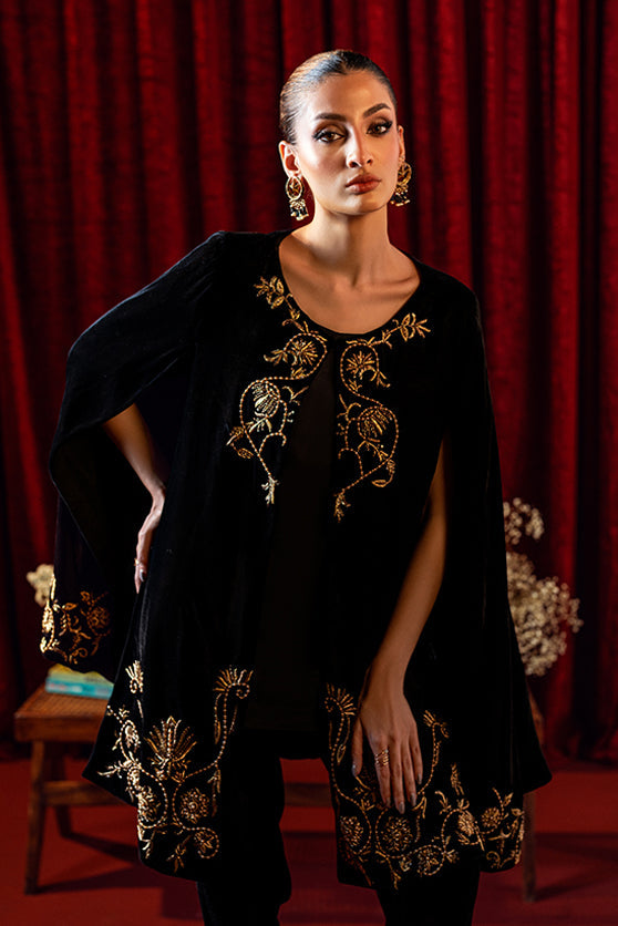 Bagh-E-Makhmal Separates By Zaaviay Stitched Night Blossom (Two Piece)