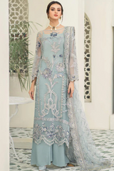 Meeral Unstitched 3 Piece Luxury Formals Pret Collection'2025-Falak - Meeral Luxe