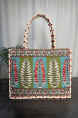Fineur Canvas Tote Colorful Leaf