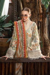 Maria B M Prints Unstitched 3 Piece Lawn Eid Suit-MPT-1808-A