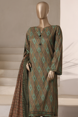 Rozaana by Hz Stitched 3 Piece Cambric Collection'2025-CAP-3P-801