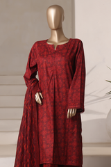 Rozaana by Hz Stitched 3 Piece Cambric Collection'2025-CAP-3P-803