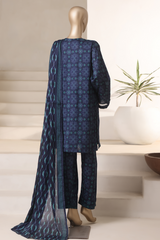 Rozaana by Hz Stitched 3 Piece Cambric Collection'2025-CAP-3P-804