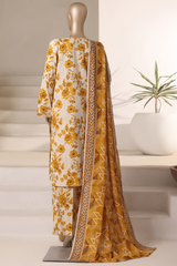 Rozaana by Hz Stitched 3 Piece Cambric Collection'2025-CAP-3P-805