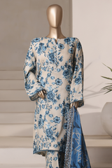 Rozaana by Hz Stitched 3 Piece Cambric Collection'2025-CAP-3P-806