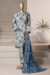 Rozaana by Hz Stitched 3 Piece Cambric Collection'2025-CAP-3P-806