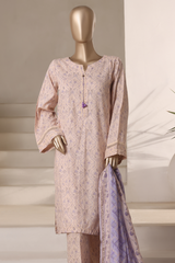 Rozaana by Hz Stitched 3 Piece Cambric Collection'2025-CAP-3P-808