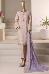 Rozaana by Hz Stitched 3 Piece Cambric Collection'2025-CAP-3P-808