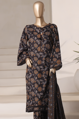 Rozaana by Hz Stitched 3 Piece Cambric Collection'2025-CAP-3P-810