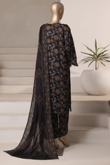Rozaana by Hz Stitched 3 Piece Cambric Collection'2025-CAP-3P-810