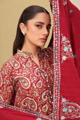 Zellbury Unstitched 3 Piece Lawn Vol-07 Suit-WUS-30817