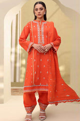 Zellbury Unstitched 3 Piece Lawn Vol-07 Suit-WUS-30818