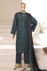 Sada Bahar Stitched 3 Piece Printed Lawn Vol-01 Suit-PR-81 BLUE