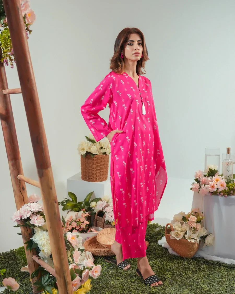 Dhaga Stitched 2 Piece Lawn Collection'2025-Matching separate 0047