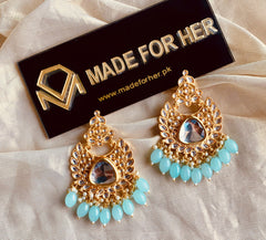 Made For Her-Kundun Style Earings - KAHD120