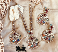 Made For Her-Opaline Necklace Set - KAHD1040