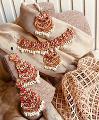 Made For Her-Suroor Hyderabadi Choker Set - LNS1026
