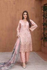 Mehnaz by Tawakkal Unstitched 3 Piece Banarsi Lawn Suit-M-8690