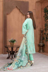 Mehnaz by Tawakkal Unstitched 3 Piece Banarsi Lawn Suit-M-8694
