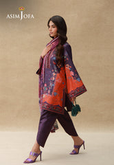 Silk Grandeur By Asim Jofa Unstitched 3 Piece Winter Suit-AJULSC-10