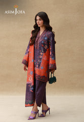 Silk Grandeur By Asim Jofa Unstitched 3 Piece Winter Suit-AJULSC-10