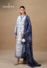 Silk Grandeur By Asim Jofa Unstitched 3 Piece Winter Suit-AJULSC-05
