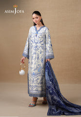 Silk Grandeur By Asim Jofa Unstitched 3 Piece Winter Suit-AJULSC-05