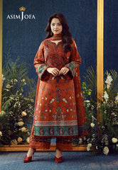Aj Prints By Asim Jofa Unstitched 3 Piece Emb Cambric Suit-AJUBEP-04