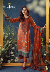 Aj Prints By Asim Jofa Unstitched 3 Piece Emb Cambric Suit-AJUBEP-04