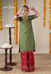 Asim Jofa Stitched Luxury Formals Kids Suit-AJKL-11