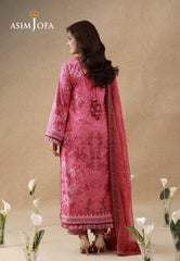 Aj Prints By Asim Jofa Unstitched 3 Piece Emb Cambric Suit-AJUBEP-02