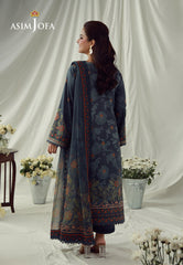 Aj Prints By Asim Jofa Unstitched 3 Piece Emb Cambric Suit-AJUBEP-01