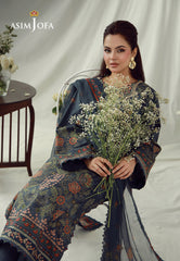 Aj Prints By Asim Jofa Unstitched 3 Piece Emb Cambric Suit-AJUBEP-01