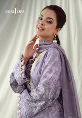 Aj Prints By Asim Jofa Unstitched 3 Piece Emb Cambric Suit-AJUBEP-08