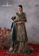 Asim Jofa Unstitched 3 Piece Wedding Festive Collection'2026-AJULN-19