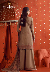 Asim Jofa Unstitched 3 Piece Luxury Festive Suit-AJULFB-01