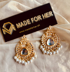Made For Her-Kundun Style Earings - KAHD120