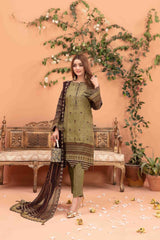 Mayaah by Tawakkal Unstitched 3 Piece Emb Digital Print Lawn Suit-M-8951