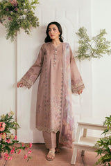 Zync By Florent Unstitched 3 Piece Luxury Lawn Vol-02 Suit-FZ-8B