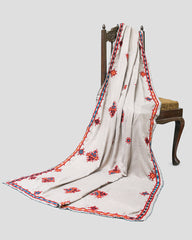 Ayla Studio Embroidered Pashmina Shawl-Zahrah