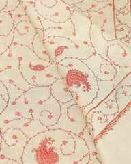 Ayla Studio Embroidered Pashmina Shawl-Janaan