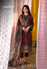 Asim Jofa Aira Summer Prints Ajar-19 Embroidered Lawn 3 Pcs